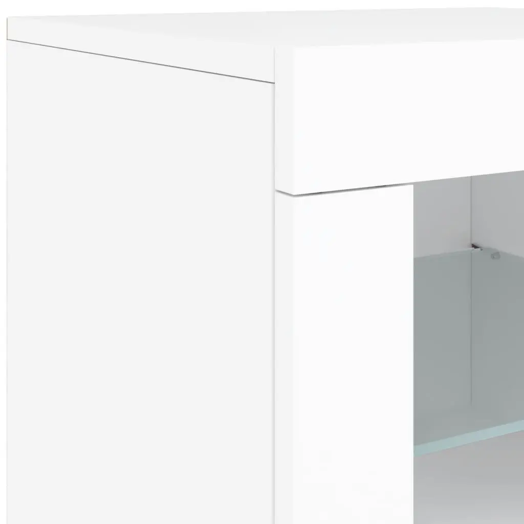 Sideboard Engineered Wood 142.5x37x67cm White