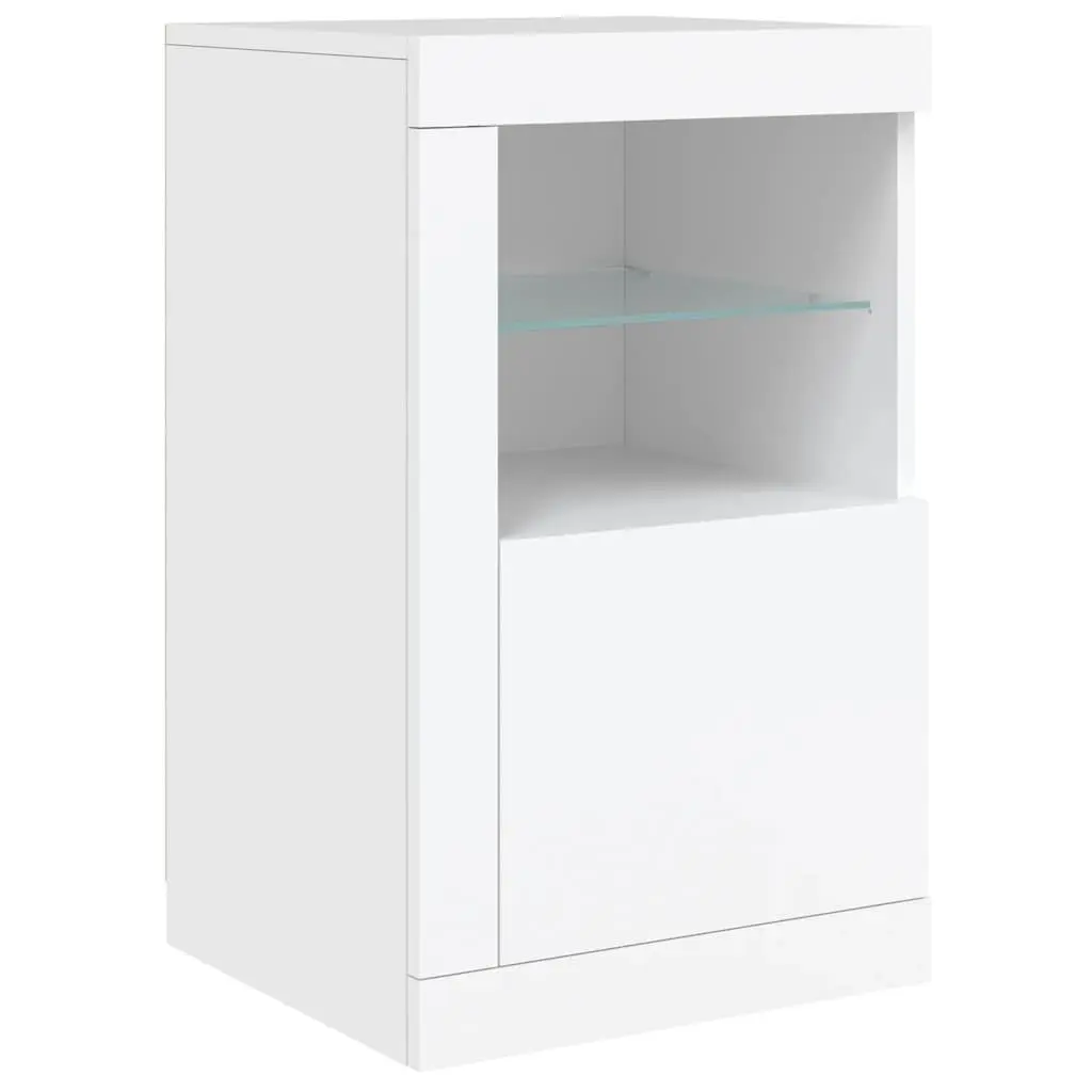 White Sideboard with RGB LED Lighting