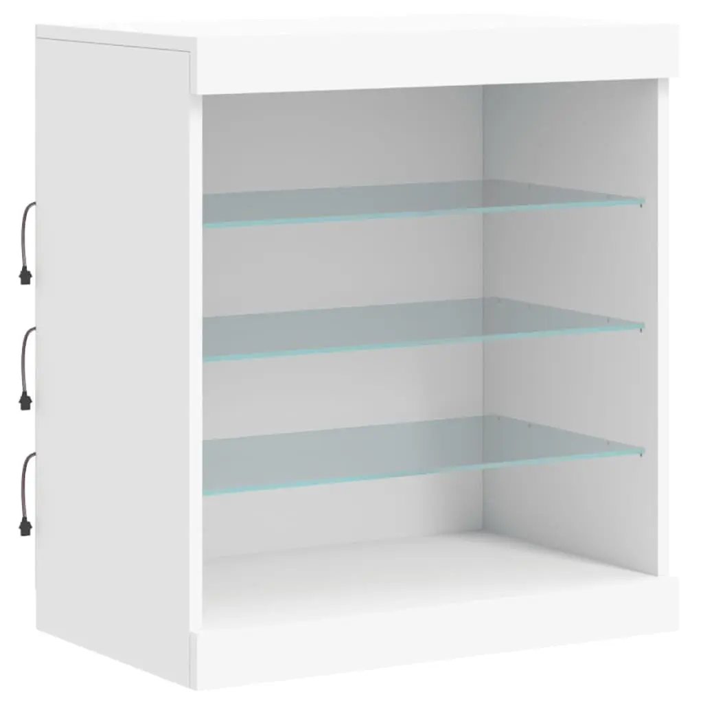 White Sideboard with RGB LED Lighting