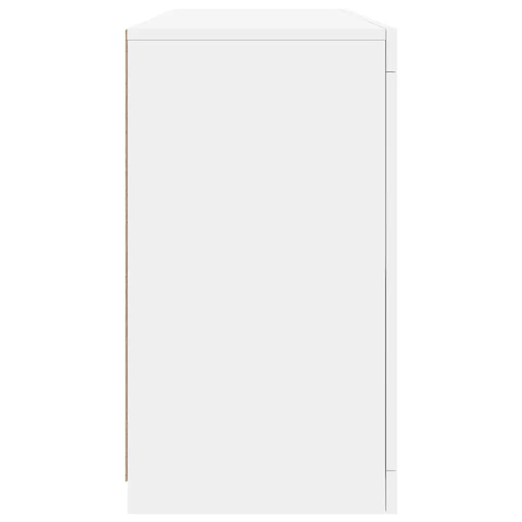 White Sideboard with RGB LED Lighting