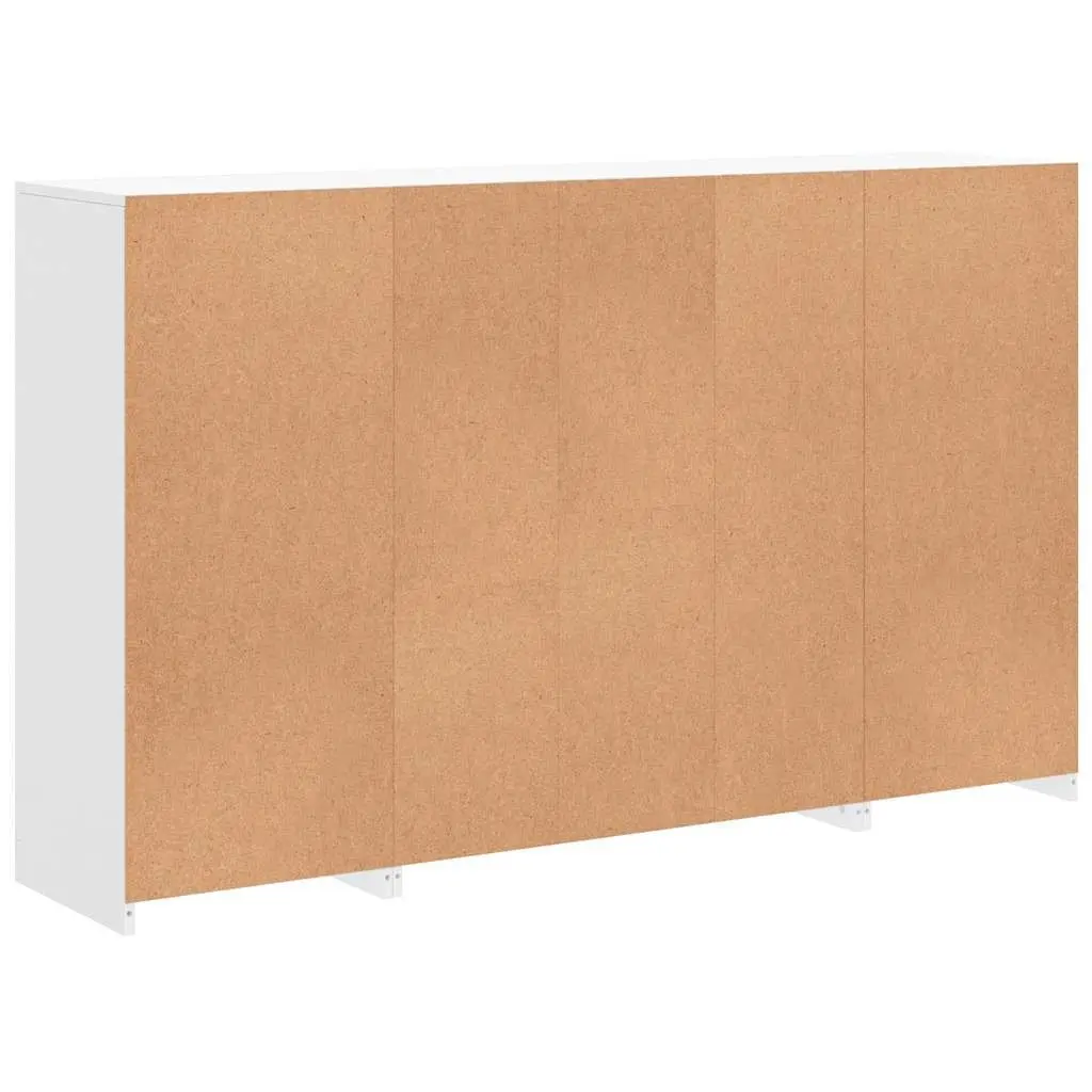 White Sideboards with RGB LED Lighting Set
