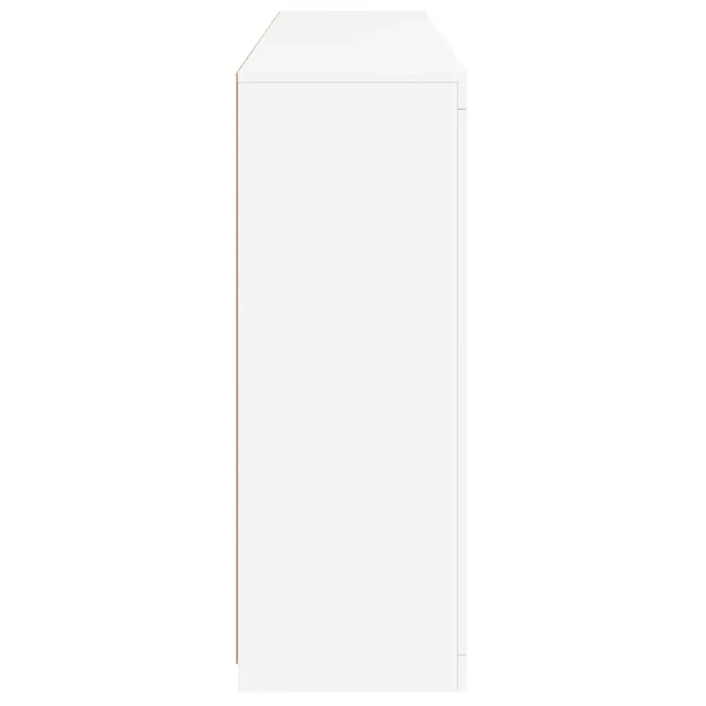 White Sideboards with RGB LED Lighting Set