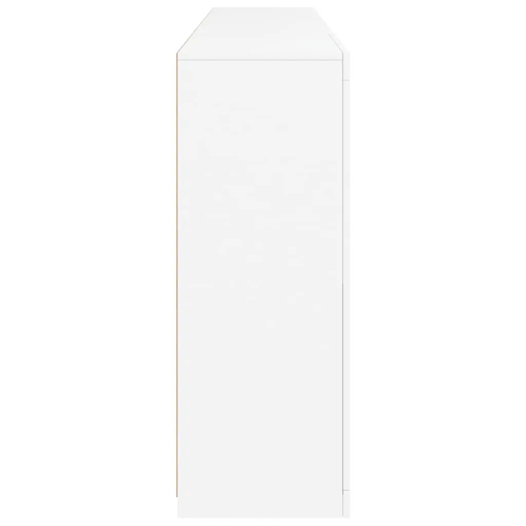 White Sideboard Cabinet with RGB LED Lighting