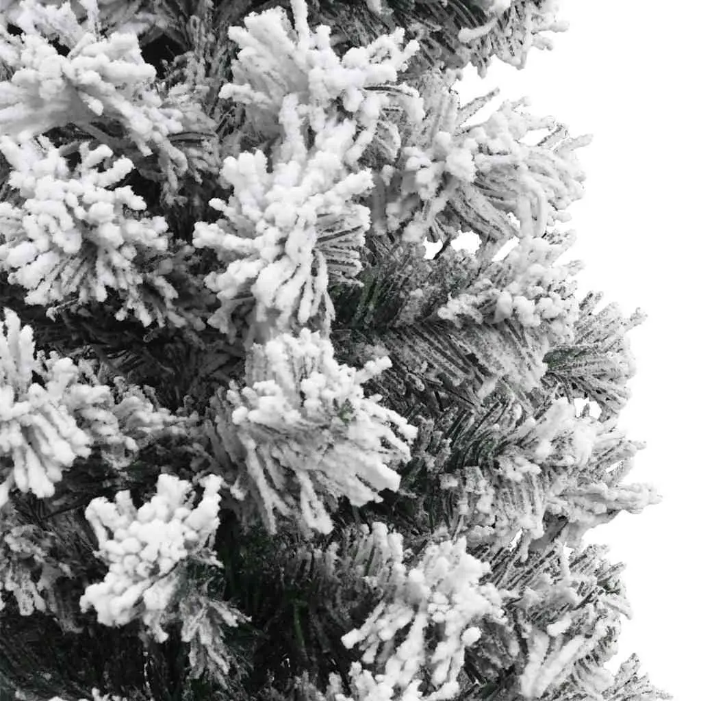 150cm Slim Flocked Christmas Tree for Festive Decor