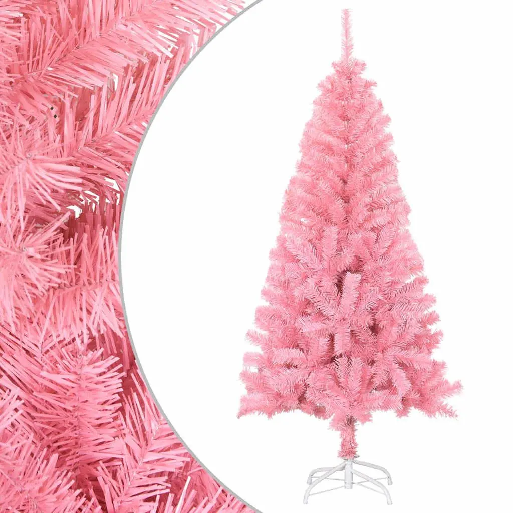 150cm Pink PVC Artificial Christmas Tree with Stand