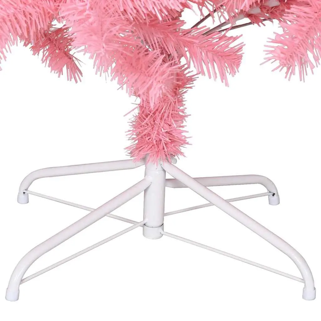 210cm Pink Artificial Christmas Tree for Festive Decor