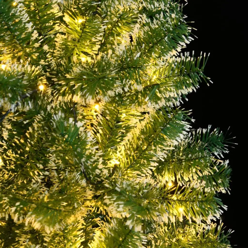 Artificial Christmas Tree Flocked Snow 210cm 300 LEDs White