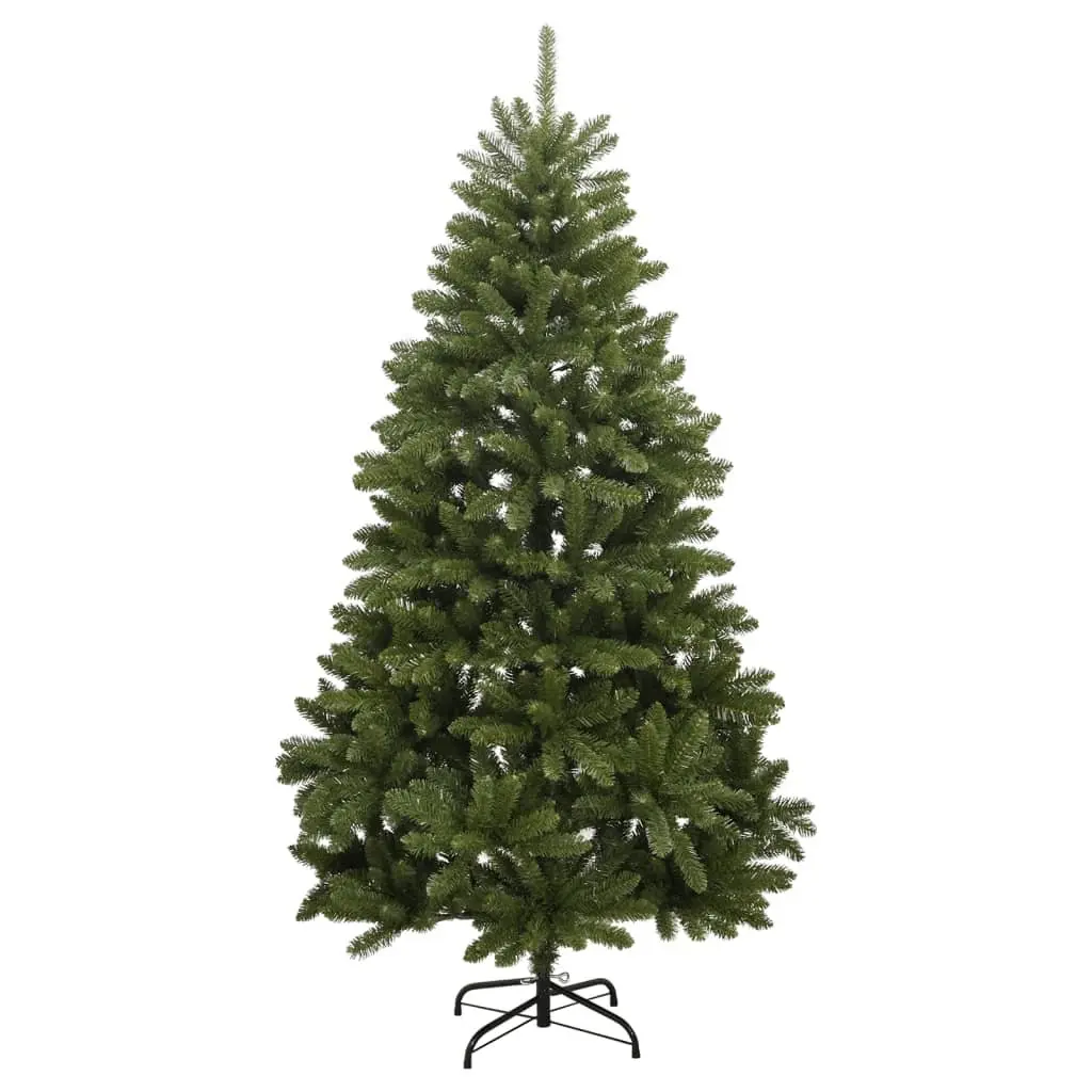 Artificial Christmas Tree Hinged 210cm Green LED