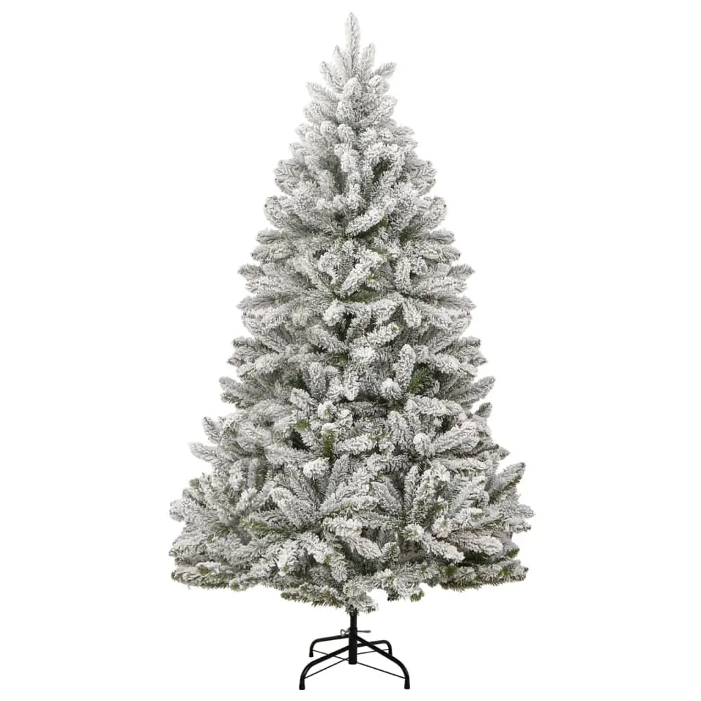 Hinged Christmas Tree 180cm Green White 300 LEDs