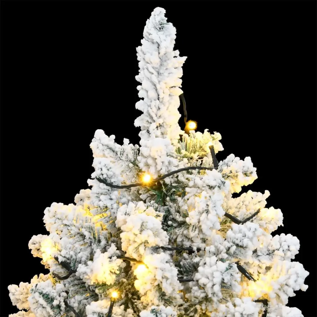 Hinged Christmas Tree 180cm Green White 300 LEDs