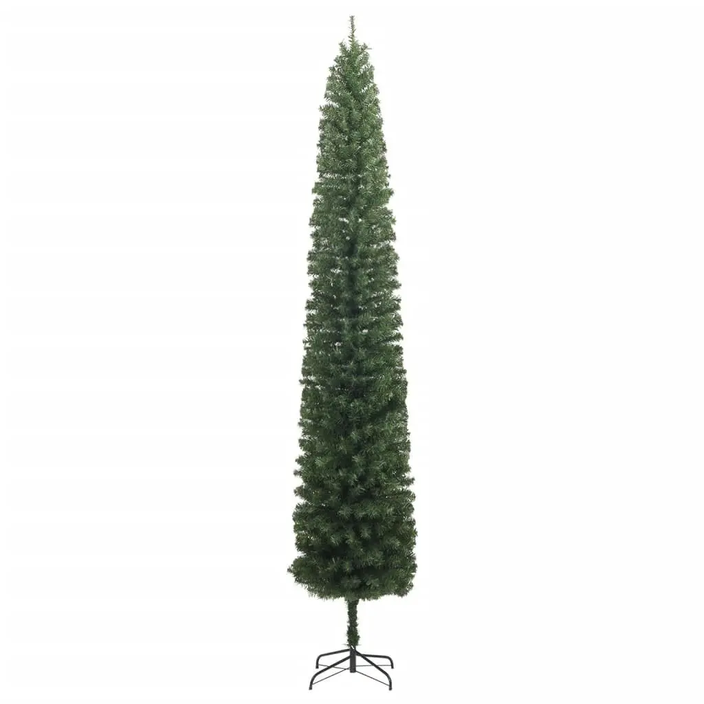 Slim Christmas Tree Metal 270cm Green