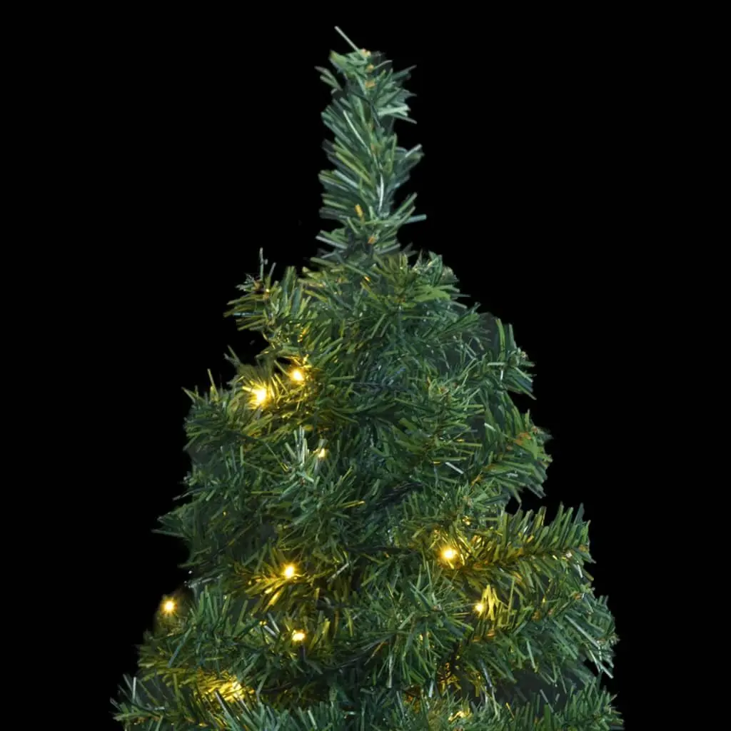 Slim Christmas Tree Metal 270cm Green