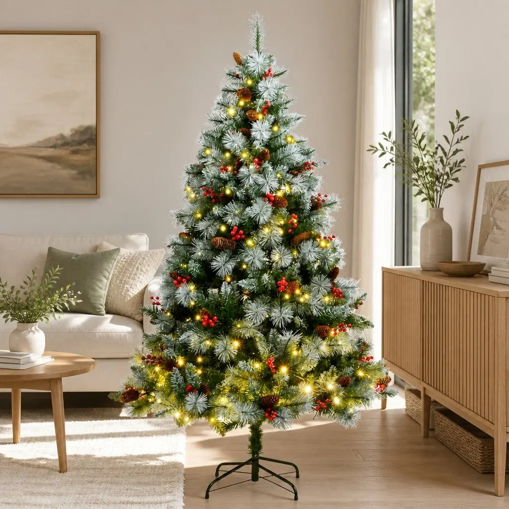 180 cm Hinged Christmas Tree with 300 LEDs