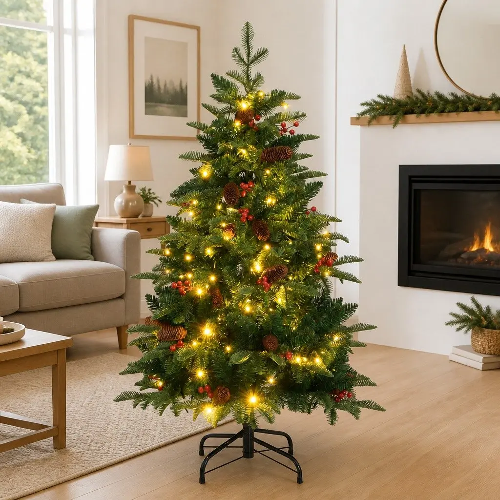Artificial Christmas Tree with 150 LEDs and 8 Modes