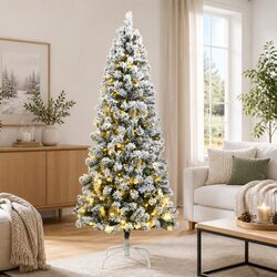 Premium Artificial Hinged Christmas Tree 180cm 300 LEDs