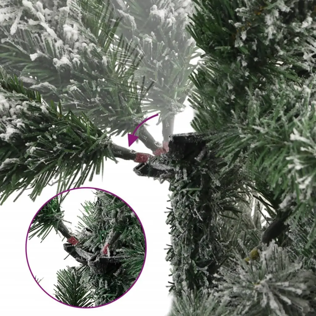 Artificial Hinged Christmas Tree 180cm 300 LEDs