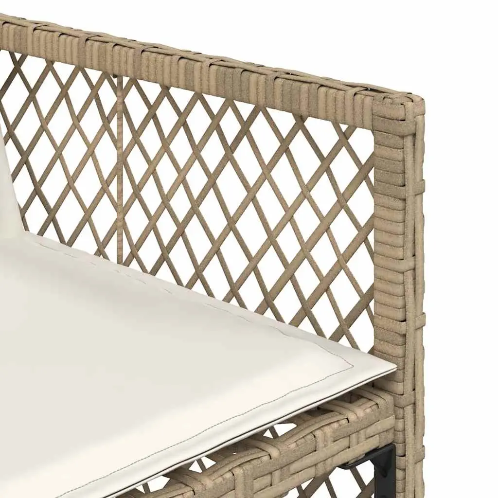 9-Piece Garden Dining Set with Durable Rattan