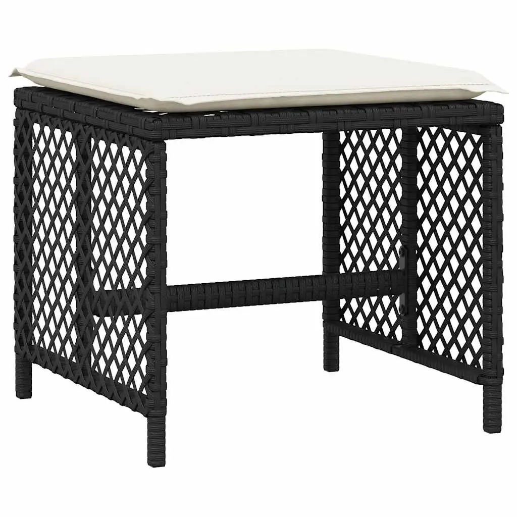 11 Piece Black Outdoor Garden Dining Set