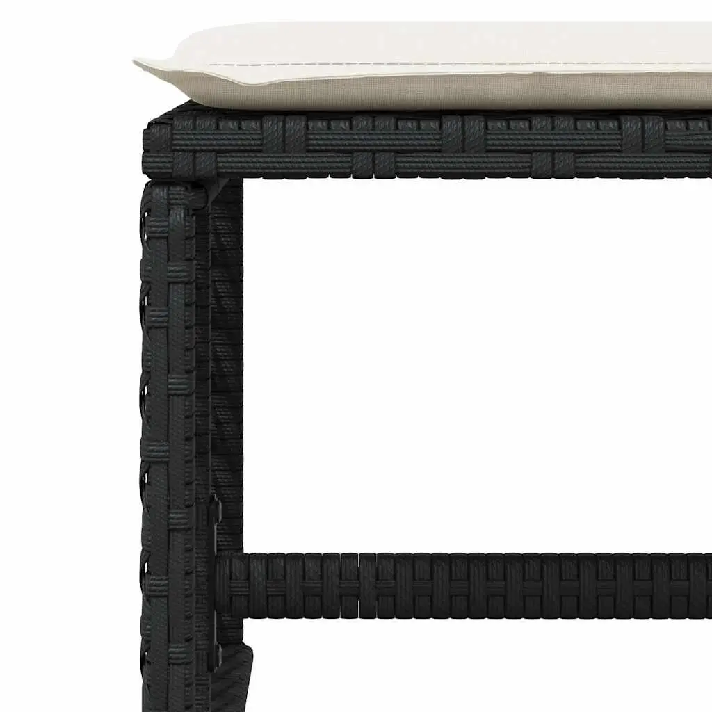 11 Piece Black Outdoor Garden Dining Set
