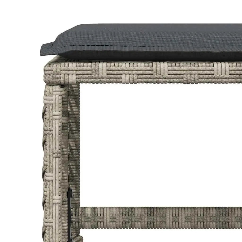 15 Piece Garden Dining Set Grey Rattan Furniture