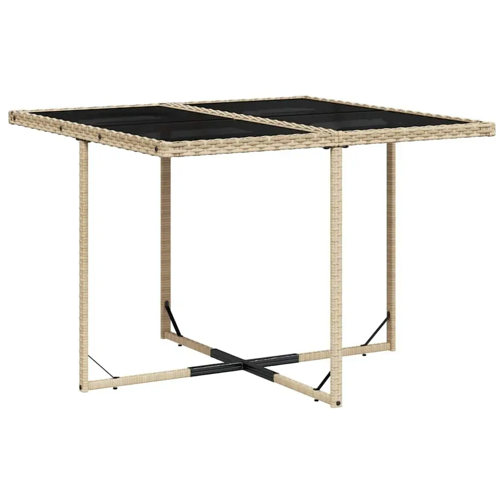 5 Piece Beige Outdoor Dining Set with Cushions