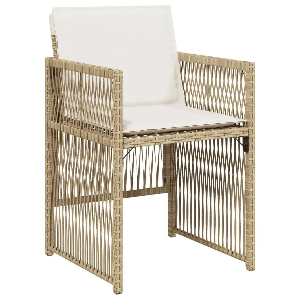 9 Piece Outdoor Patio Dining Set with Cushions