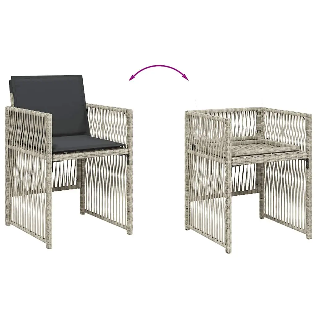 11-Piece Outdoor Garden Dining Set in Grey