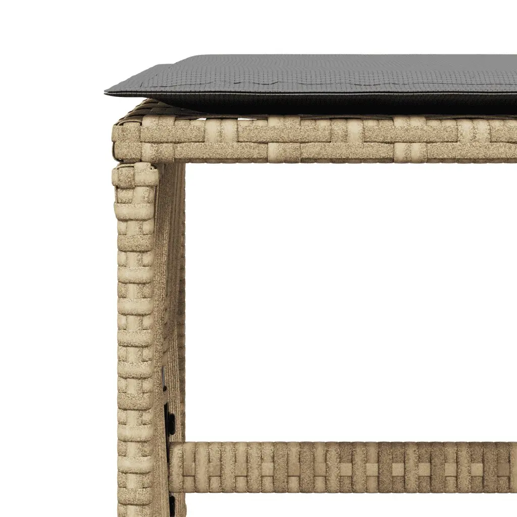 Outdoor Garden Dining Set 11 Piece Poly Rattan Patio Furniture with Cushions