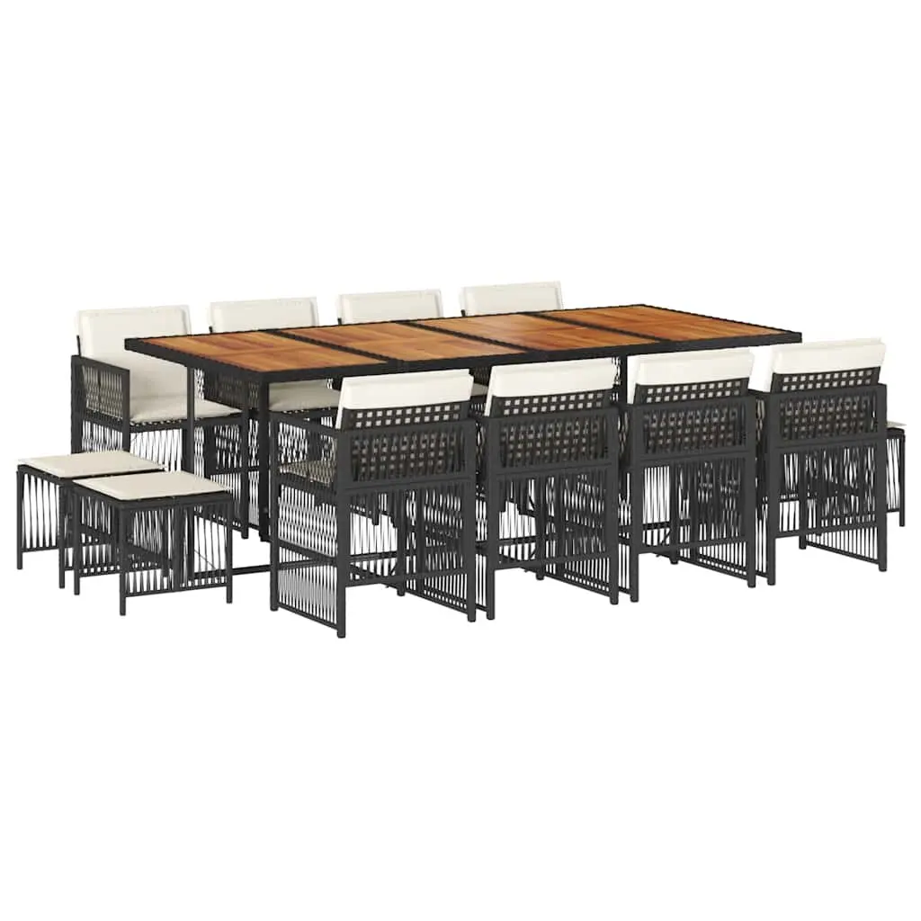13 Piece Outdoor Dining Set with Cushions