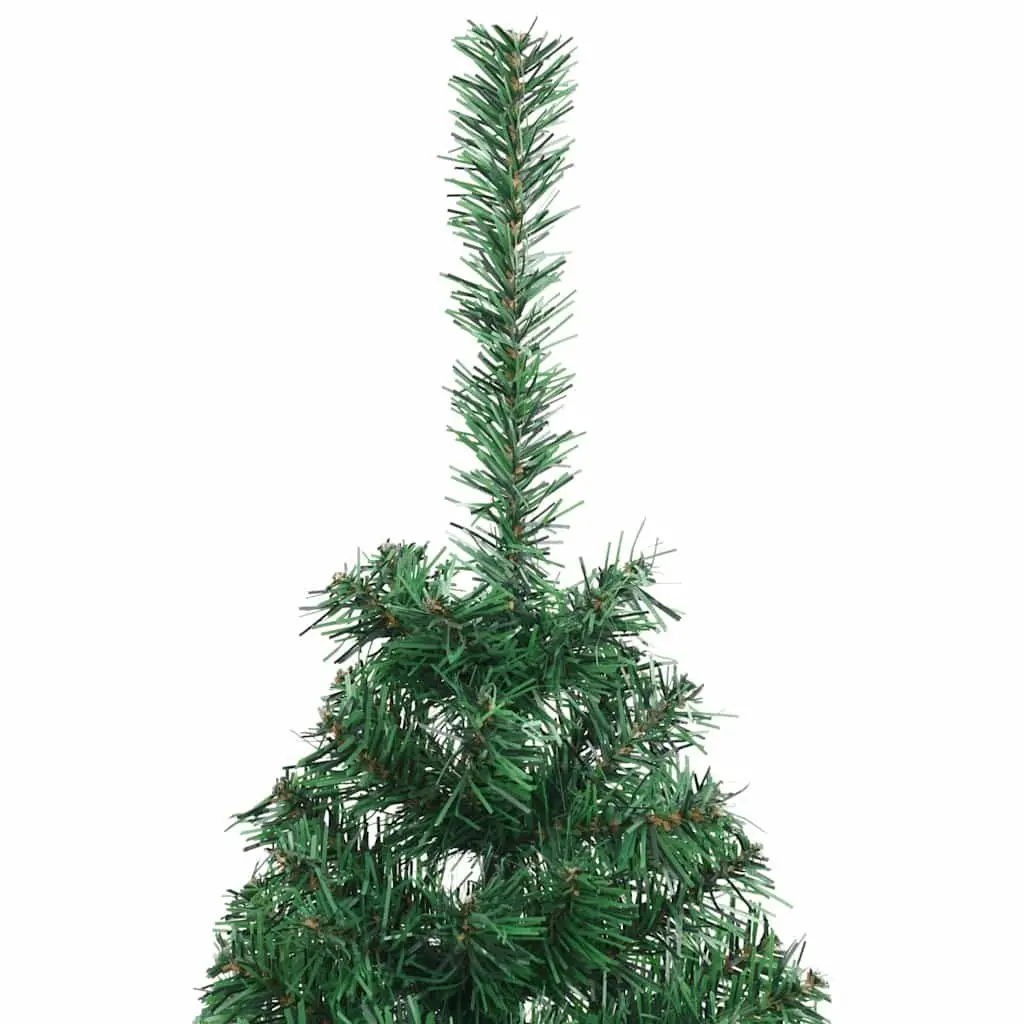 Half Christmas Tree 150cm Green PVC Decor
