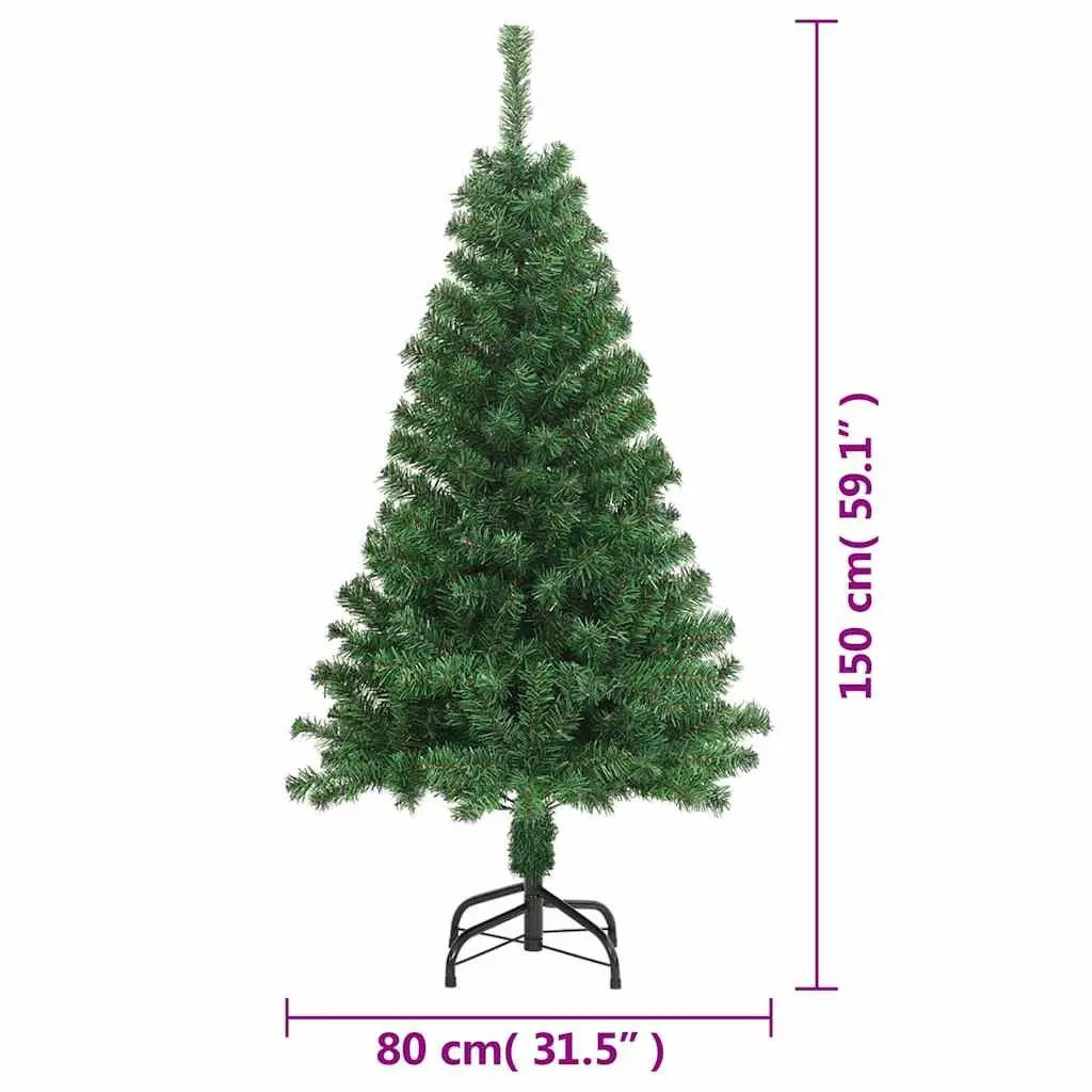 Artificial Christmas Tree PVC 150cm Green