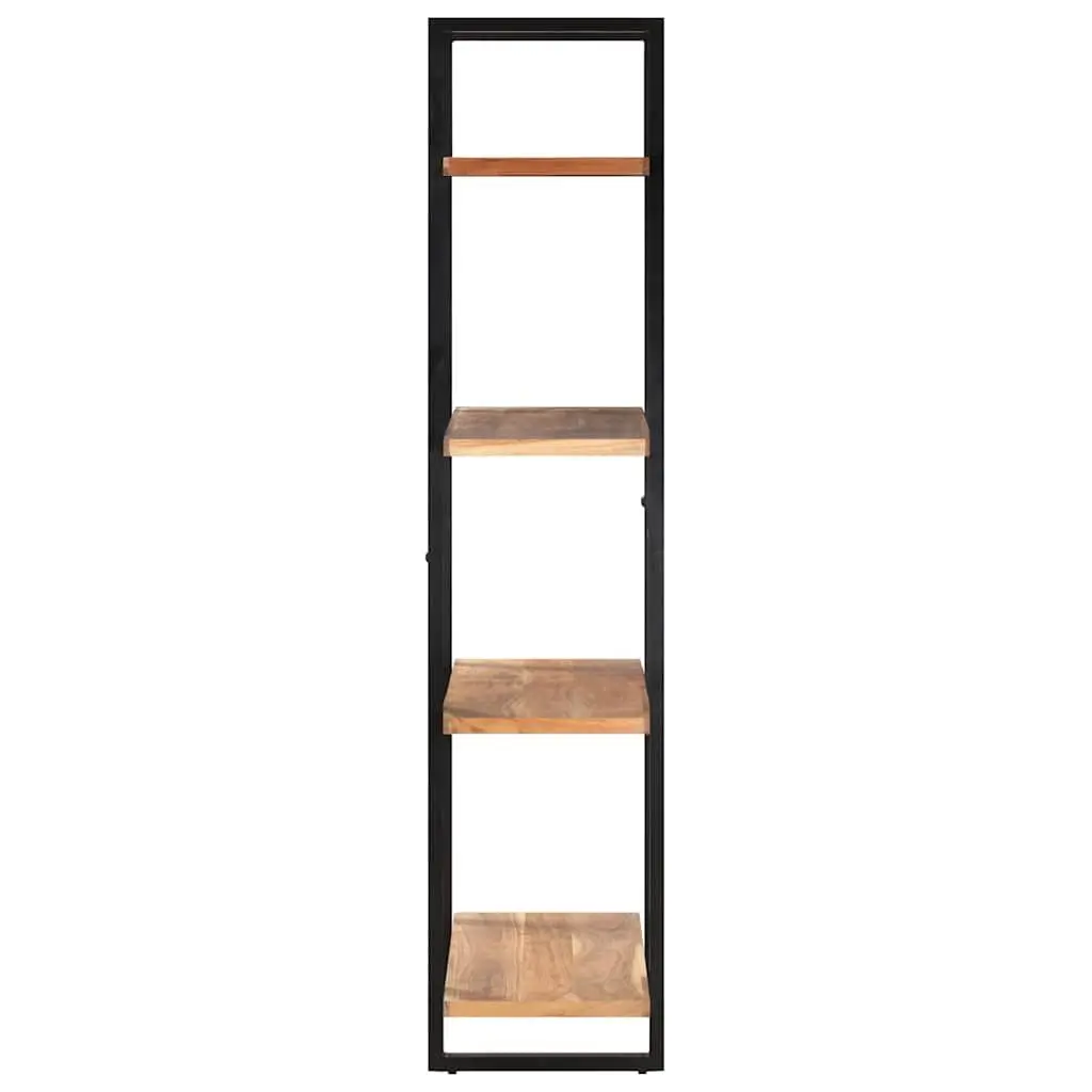 4-Tier Bookcase in Solid Acacia Wood