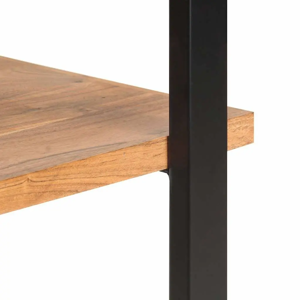 4-Tier Bookcase in Solid Acacia Wood