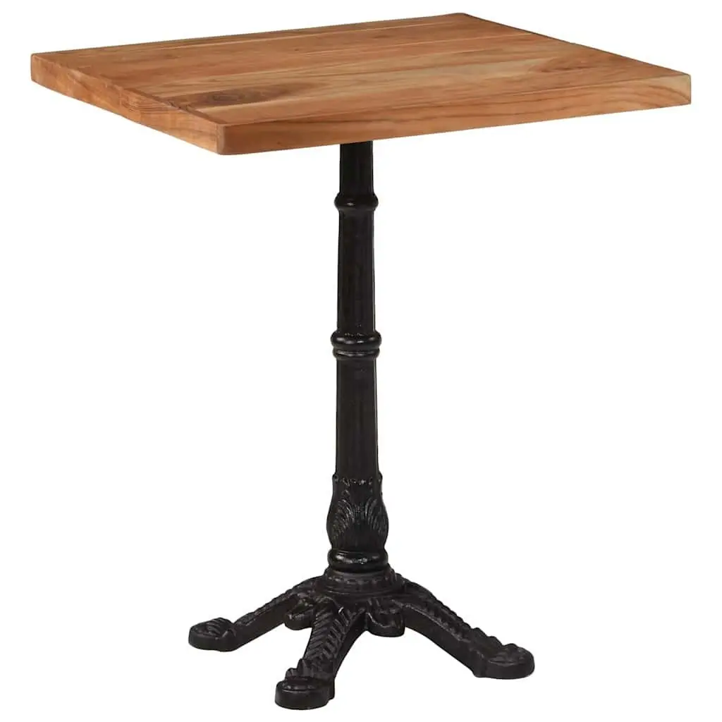 60x60x76cm Bistro Dining Table in Solid Acacia Wood