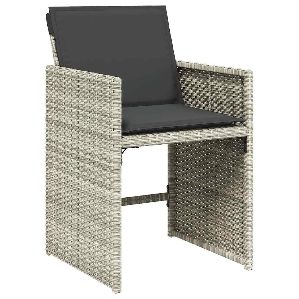Garden Dining Set with PE Rattan Chairs