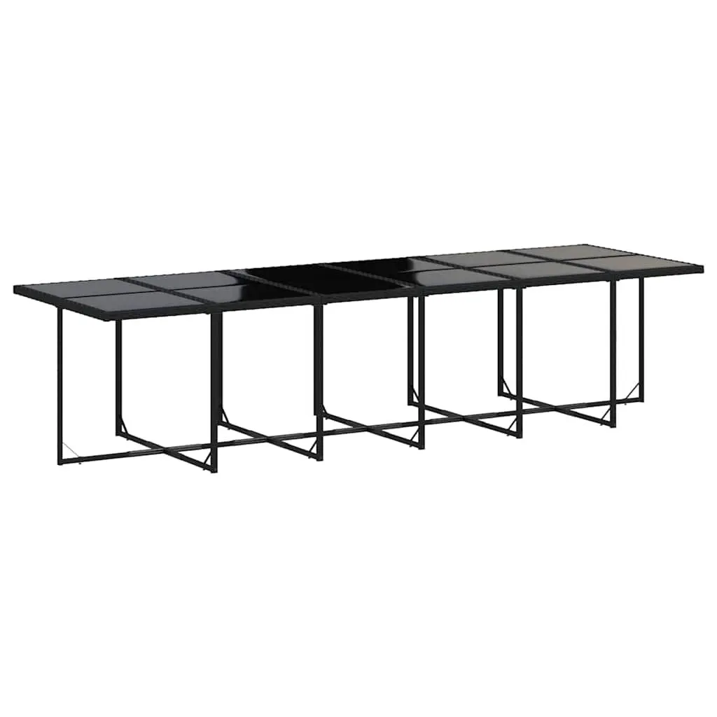 17 Piece Garden Dining Set with Cushioned Seating