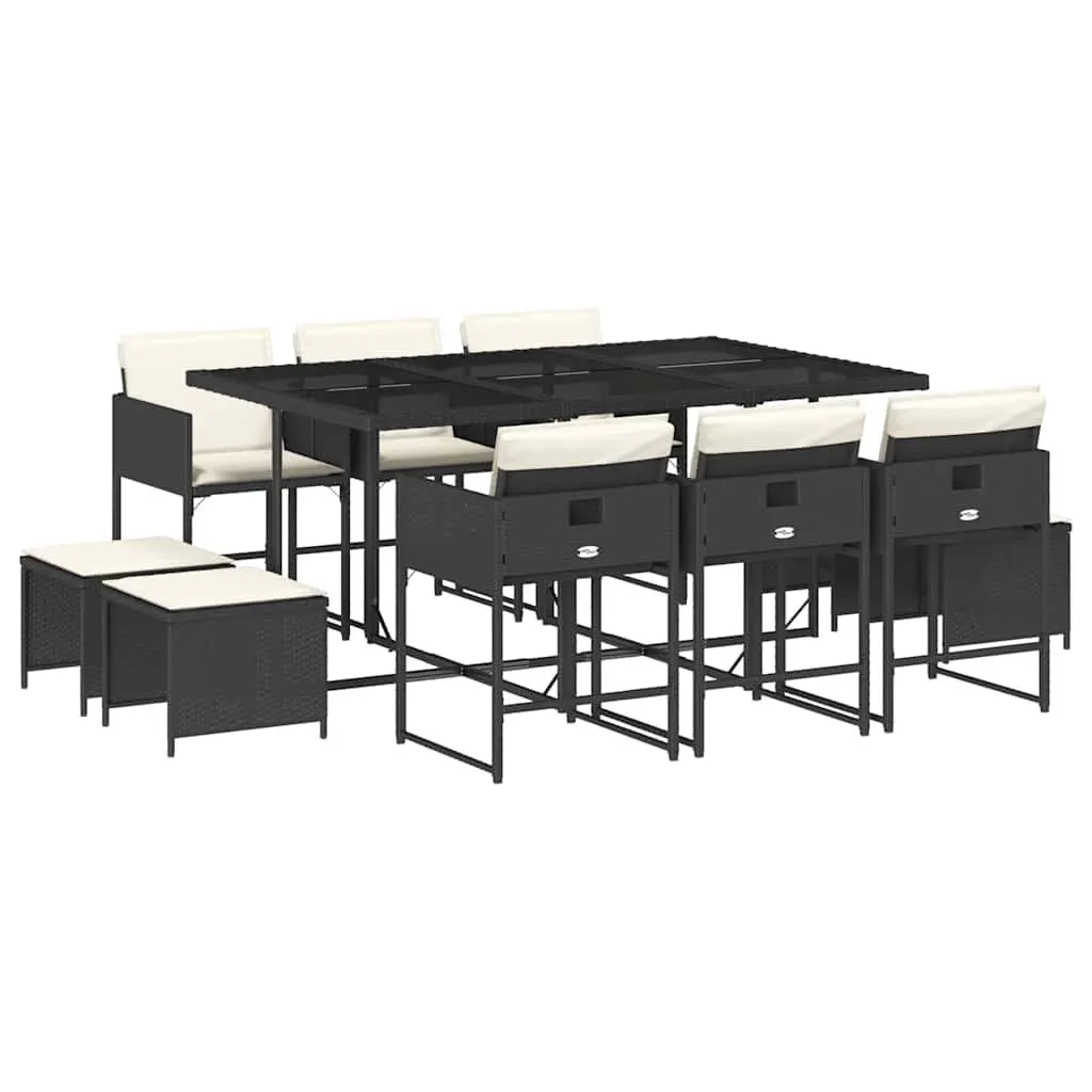 11 Piece Garden Dining Set for Outdoor Spaces