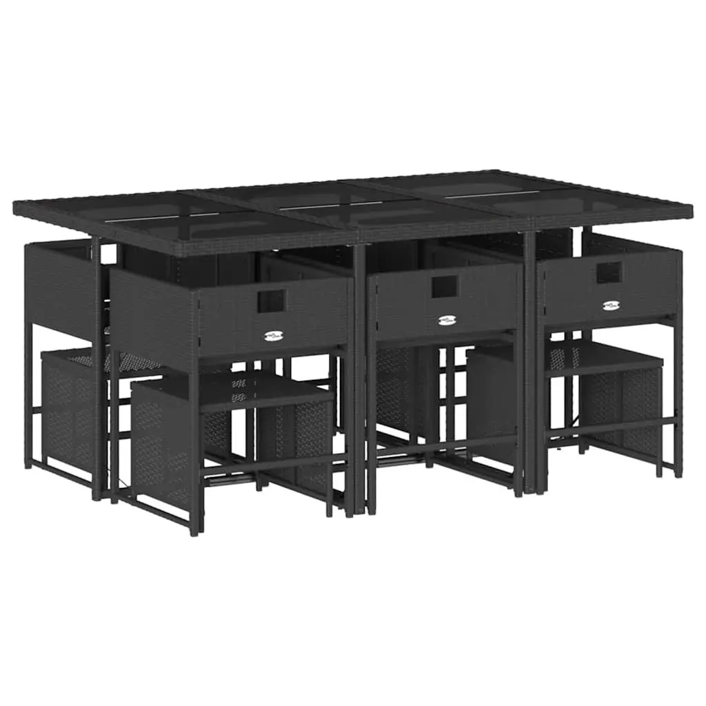 11 Piece Garden Dining Set for Outdoor Spaces