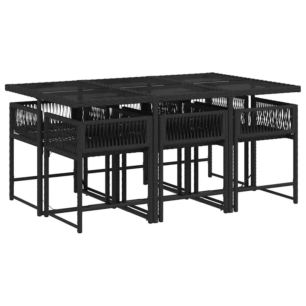 7 Piece Outdoor Dining Set with Cushions