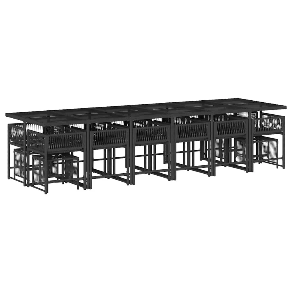 17-Piece Outdoor Dining Set with Cushions