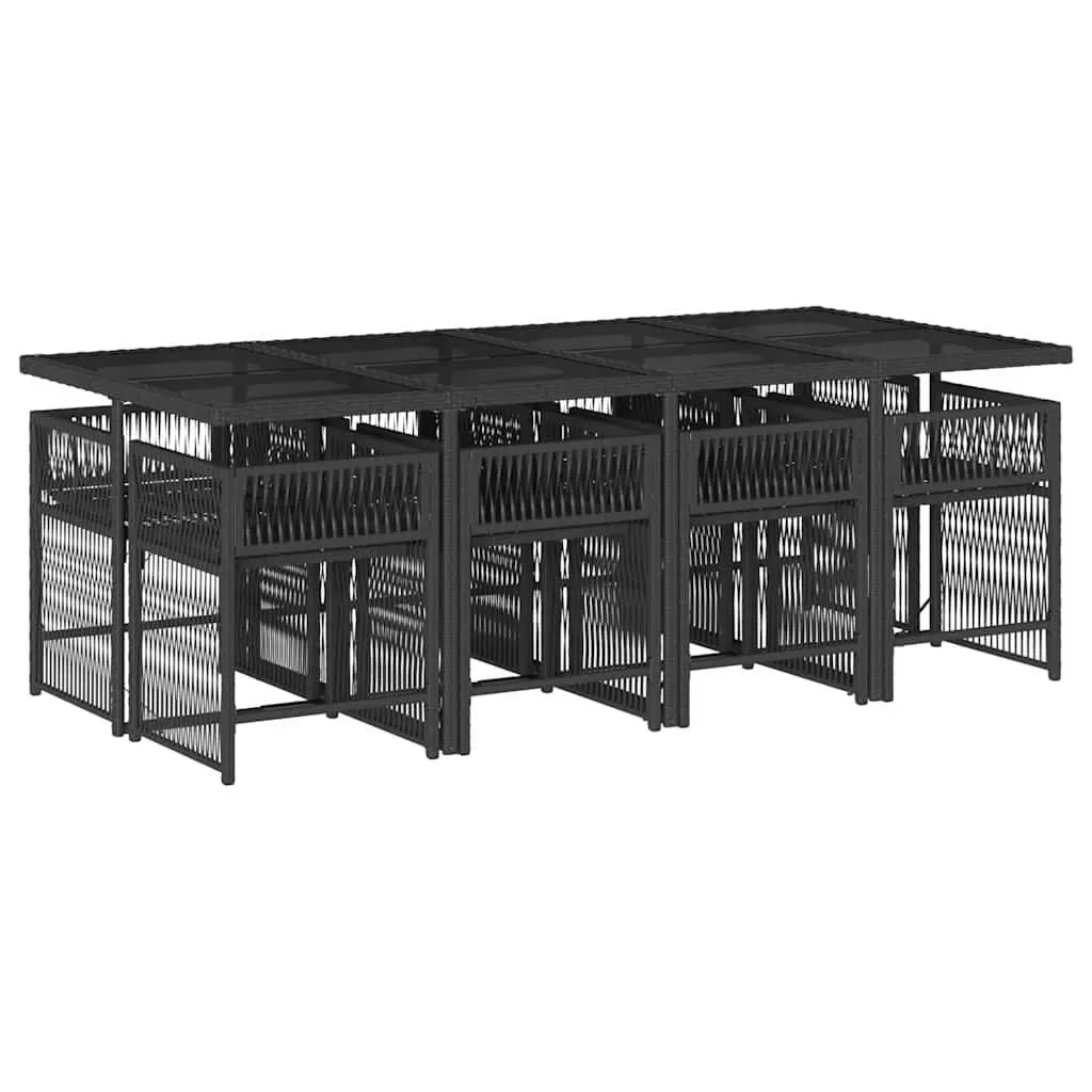 9 Piece Outdoor Dining Set with Cushions