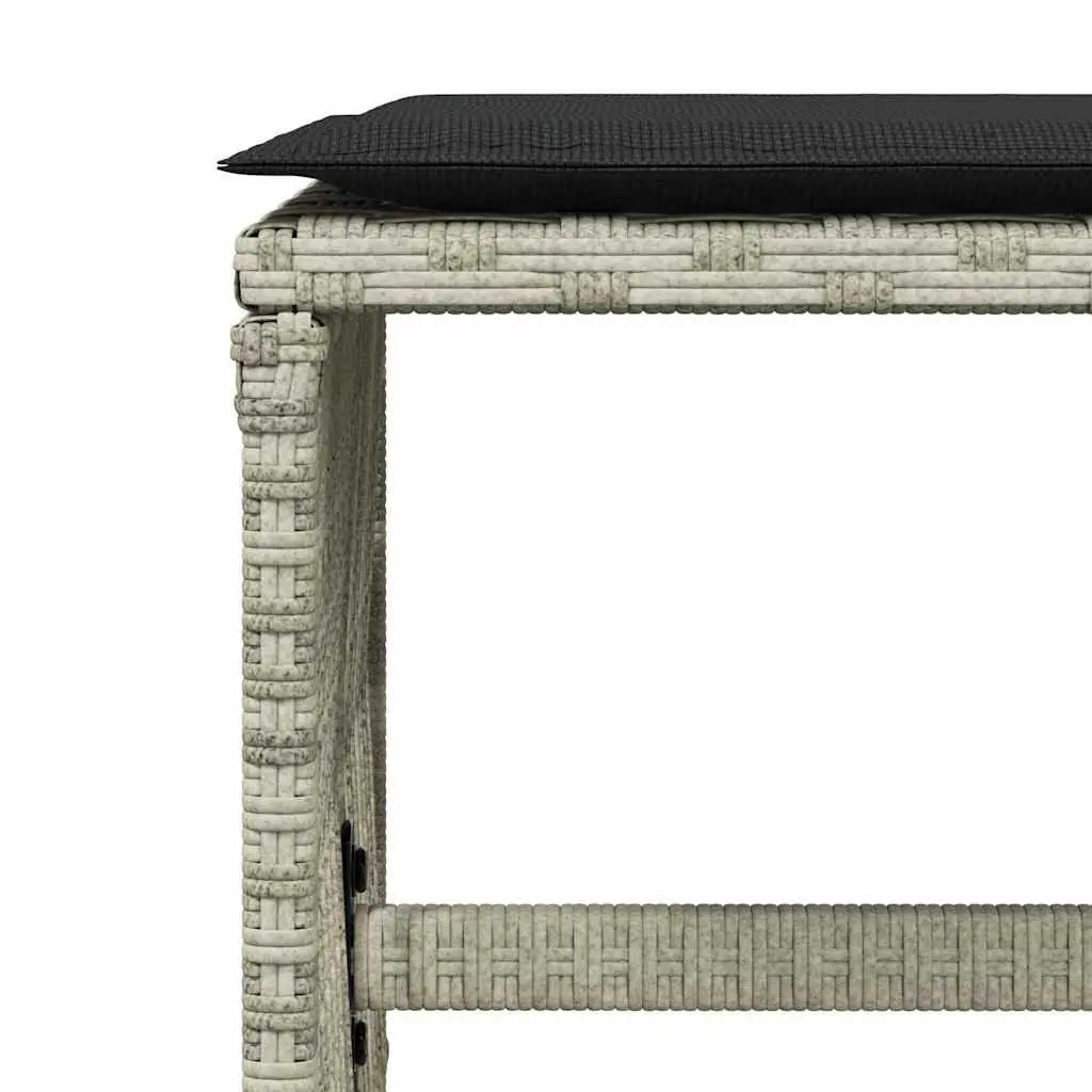 Grey Poly Rattan 13-Piece Outdoor Dining Set