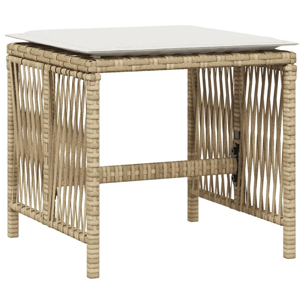 17 Piece Garden Dining Set with Poly Rattan and Cushions