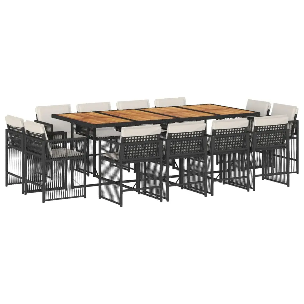 13-Piece Outdoor Garden Dining Set with Cushions