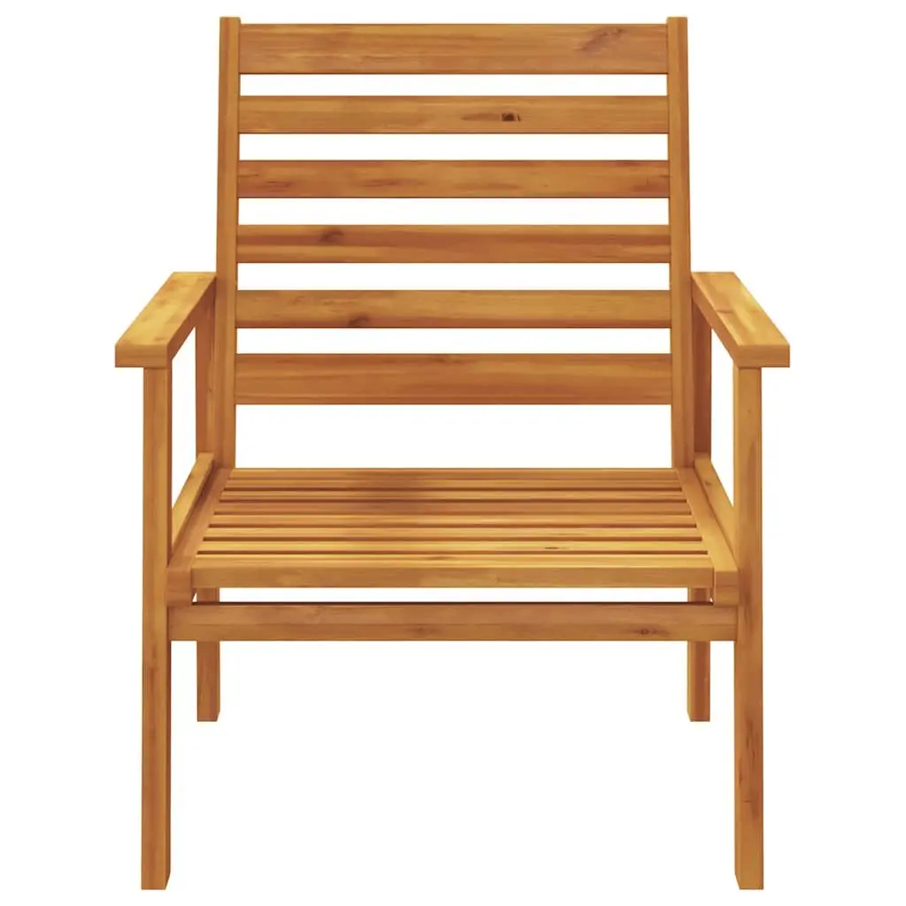 5 Piece Garden Lounge Set Solid Wood Brown