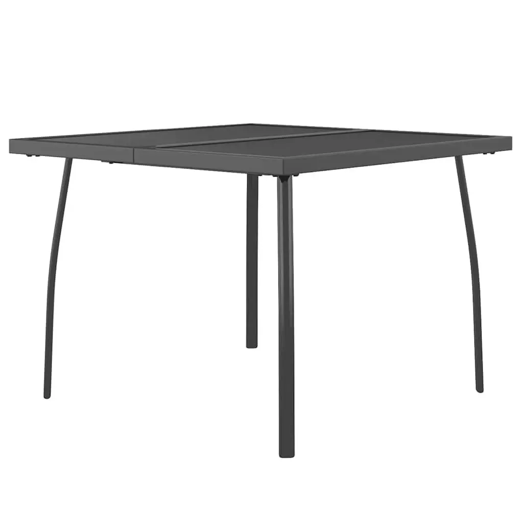 Garden Dining Set Metal Mesh 5 Piece Anthracite Outdoor Furniture