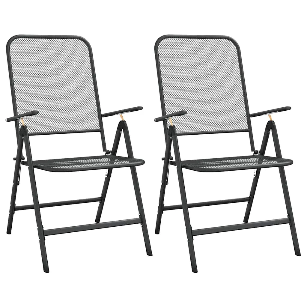 3-Piece Garden Dining Set in Anthracite