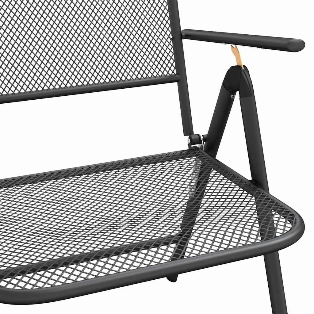 3-Piece Garden Dining Set in Anthracite