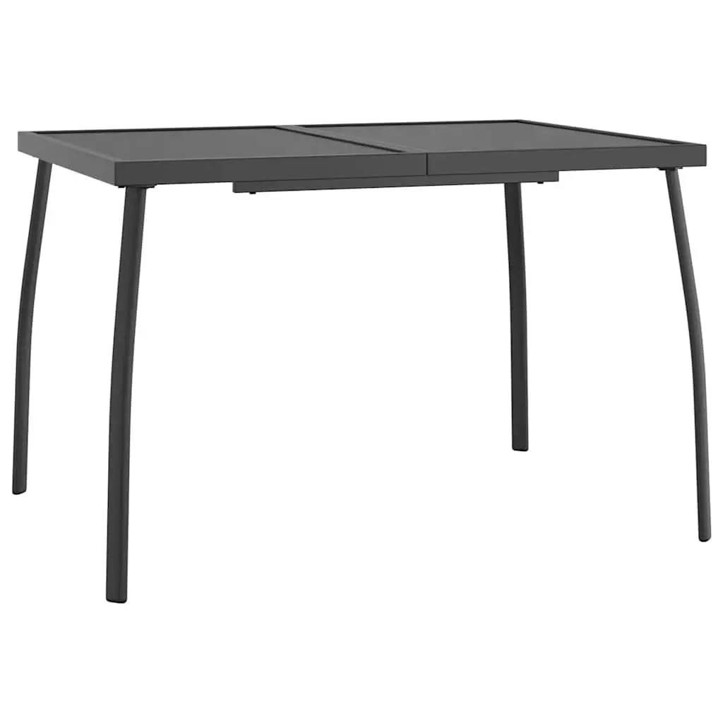5-Piece Anthracite Metal Mesh Garden Dining Set