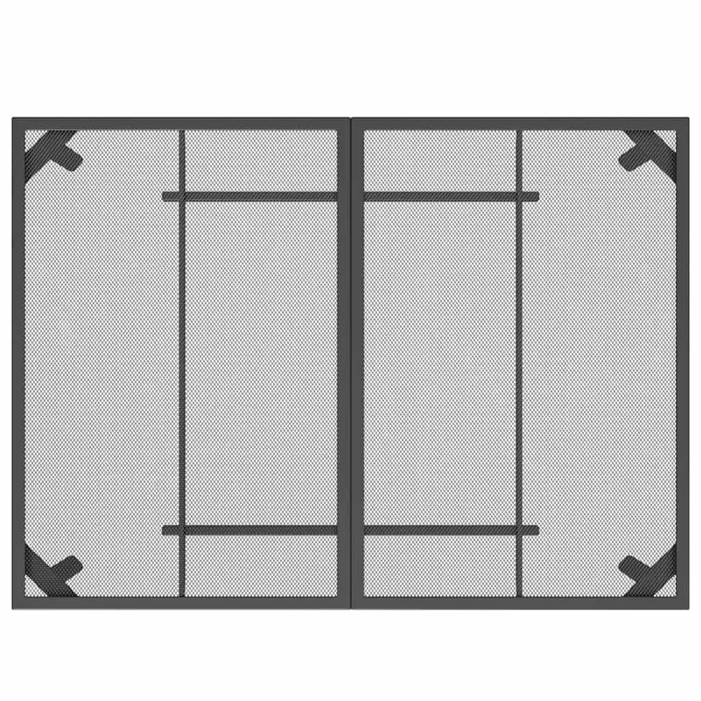 5-Piece Anthracite Metal Mesh Garden Dining Set